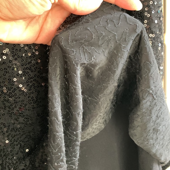 Kensie party dress with sequin, Black, Size S - Picture 10 of 12